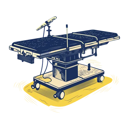 Surgical Table  Illustration