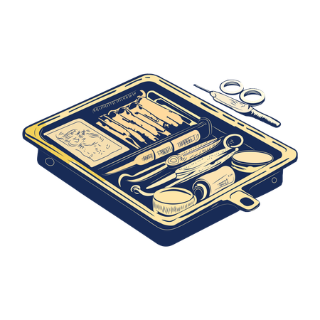 Surgical Tray  Illustration