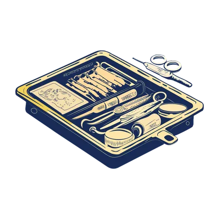 Surgical Tray  Illustration