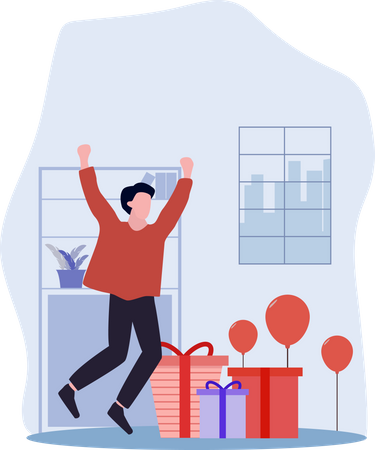 Surprise d'anniversaire  Illustration
