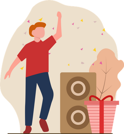 Surprise d'anniversaire  Illustration