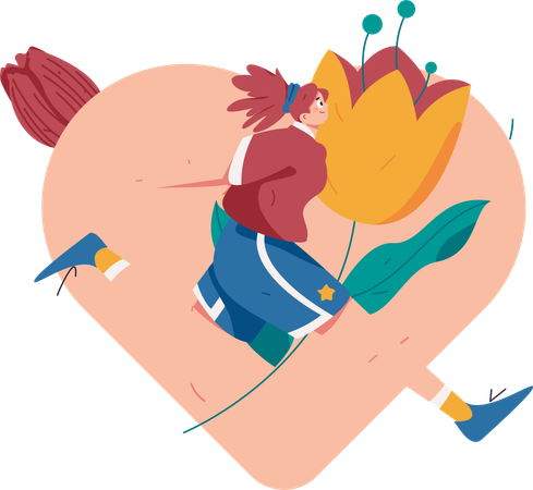 Surprise de la Saint-Valentin  Illustration