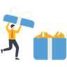 surprise delivery illustrations free