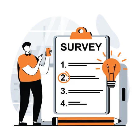 Survey list  Illustration