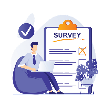 Survey research Illustration