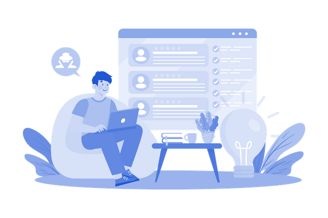 Surveys allow anonymous and honest feedback  Illustration