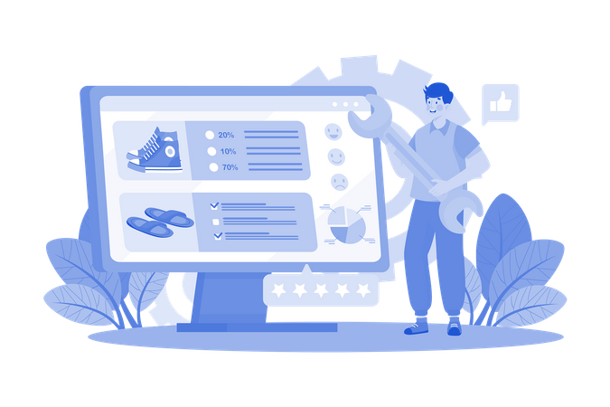 Surveys collect preferences for product development  Illustration