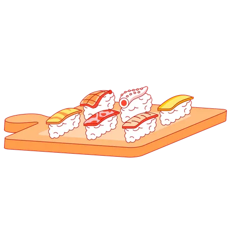 Sushi  Illustration