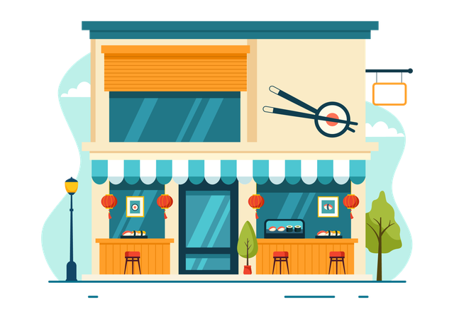 Sushi Bar  Ilustração