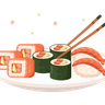 illustration for sushi