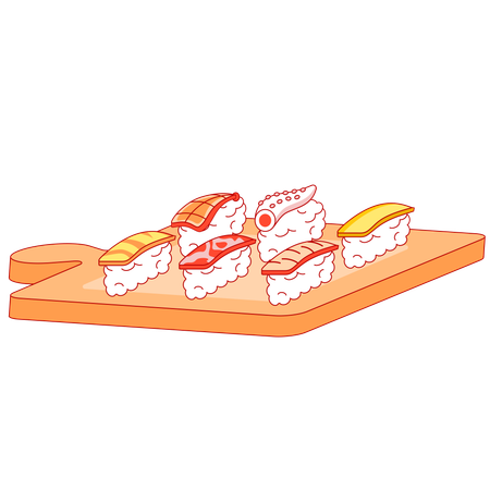 Sushi Illustration