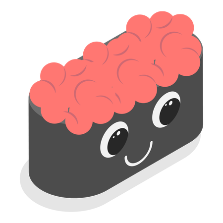 Sushi Roll  Illustration