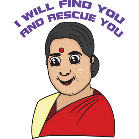 Sushma Swaraj Illustration