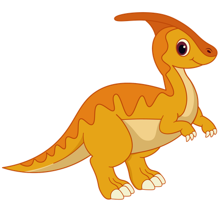 Niedlicher Corythosaurus-Dinosaurier  Illustration