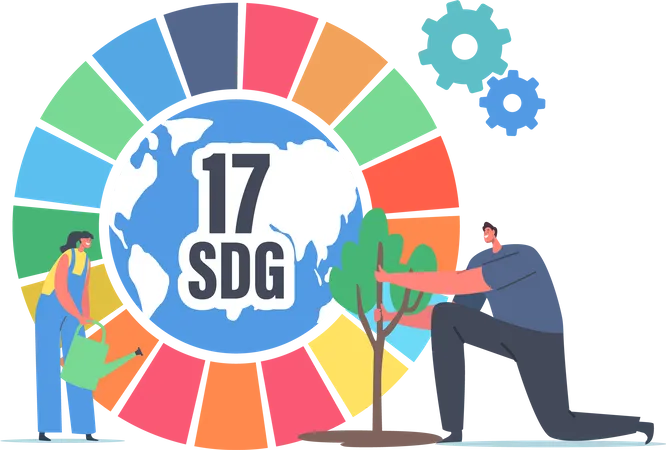 Sustainable Development Goals  Illustration