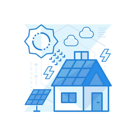 Sustainable Energy  Illustration