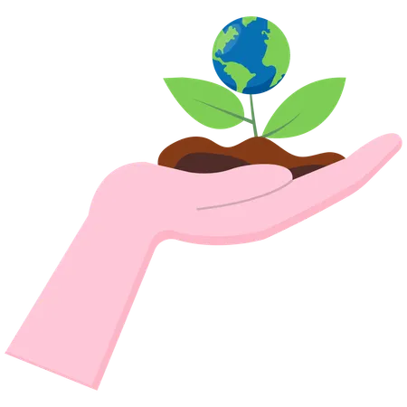 Sustainable Future  Illustration