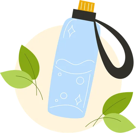 Sustainable Hydration  Illustration