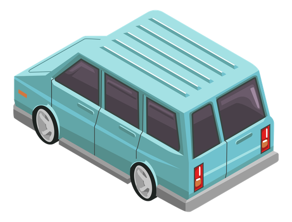 SUV Car  Illustration