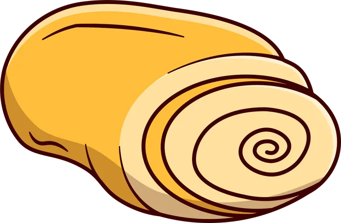 Sweet Roll Bread  Illustration