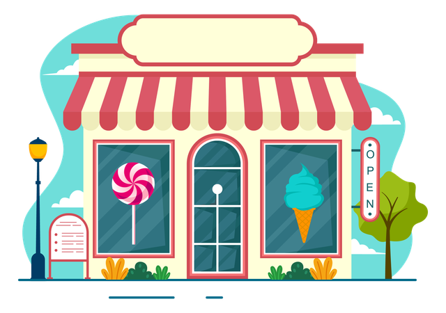 Sweet Shop  Illustration