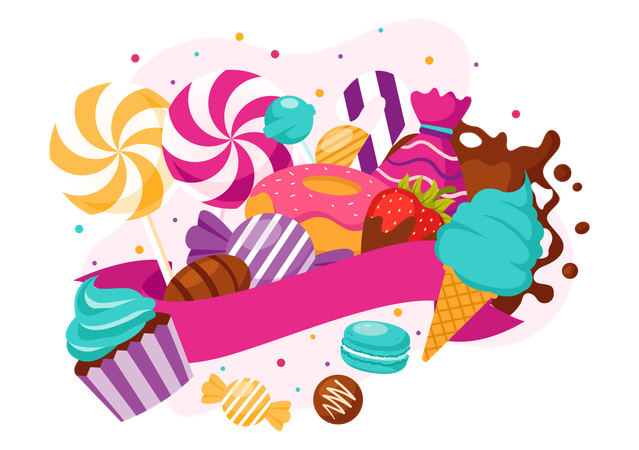 Sweet Shop  Illustration