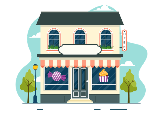 Sweet Shop  Illustration