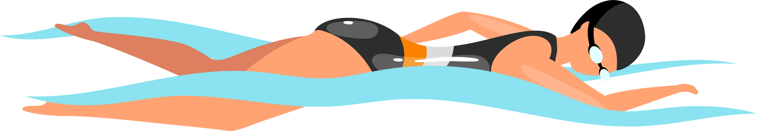 Swimming  Illustration