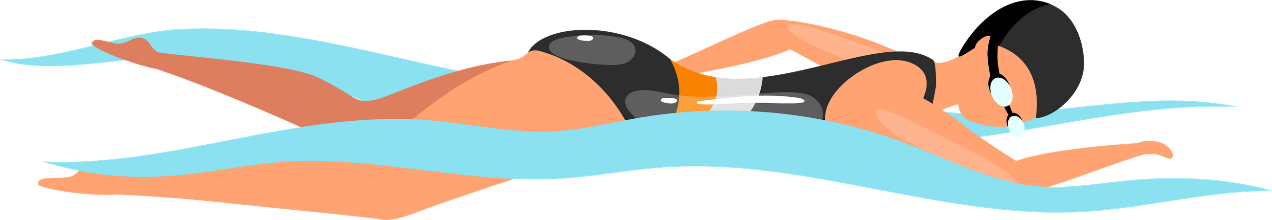 Swimming  Illustration