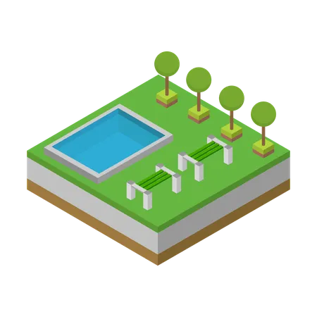 Swimming pool  Illustration