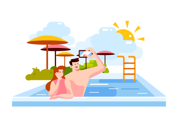 Swimming Pool  Illustration