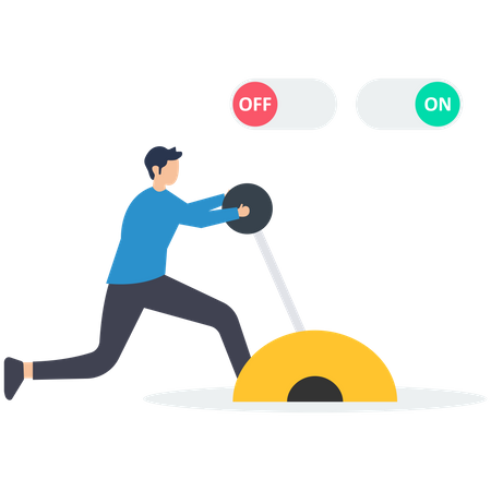 Switch off or turn off setting preference  Illustration