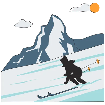 Switzerland - Matterhorn  Illustration