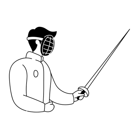 Sword fight  Illustration