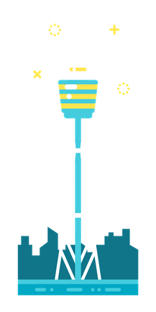 Sydney-Turm  Illustration