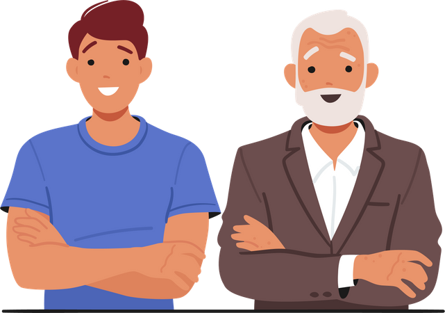 Symbol Of Generational Unity  イラスト