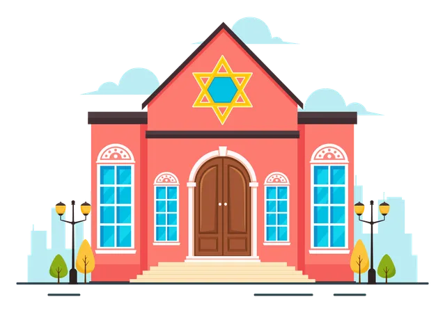 Synagogue Building  Illustration