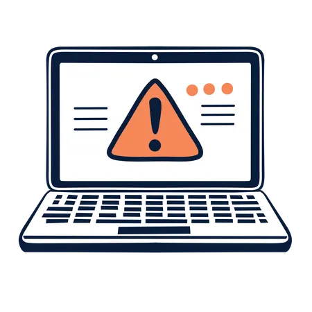 System alert  Illustration