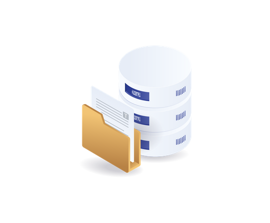 System database folder  Illustration