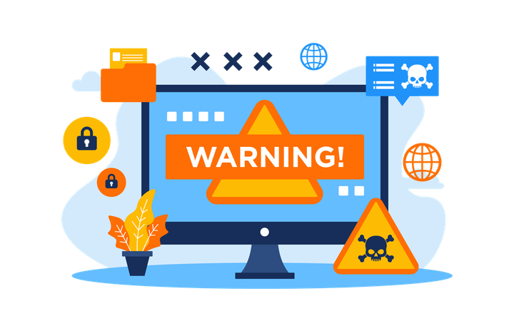 System threat  Illustration