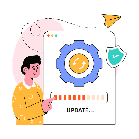 System Update Illustration