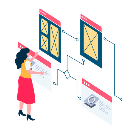 Système de gestion de fichiers en ligne  Illustration