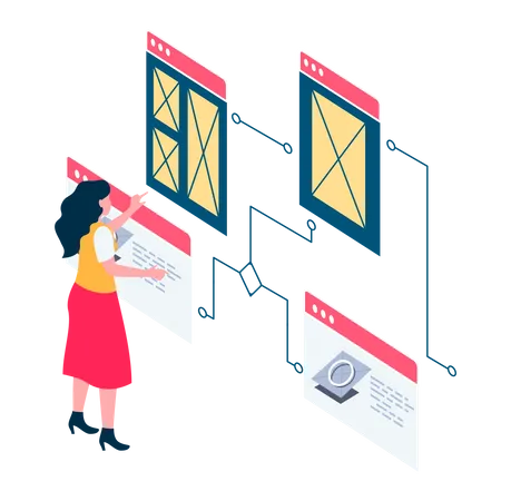 Système de gestion de fichiers en ligne  Illustration