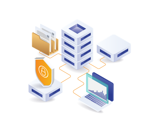 Système de gestion des points de terminaison du serveur réseau  Illustration