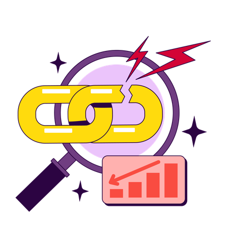 Un système de métriques pour mesurer l'efficacité des employés KPI aide à identifier les faiblesses  Illustration