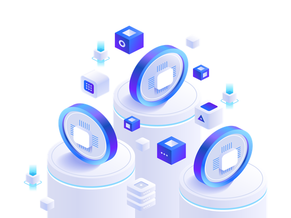 Système d'échange de crypto-monnaie  Illustration