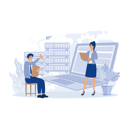 Systèmes de stockage d'informations  Illustration