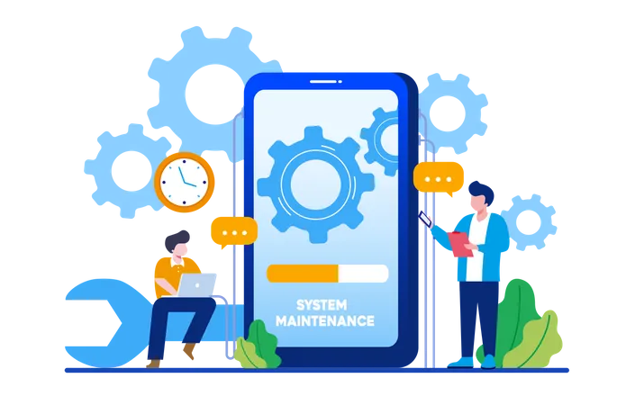 Systemmanagement  Illustration