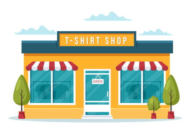 T-Shirt-Shop  Illustration