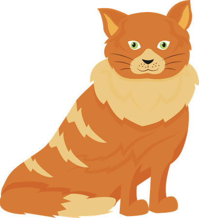Tabby cat Illustration
